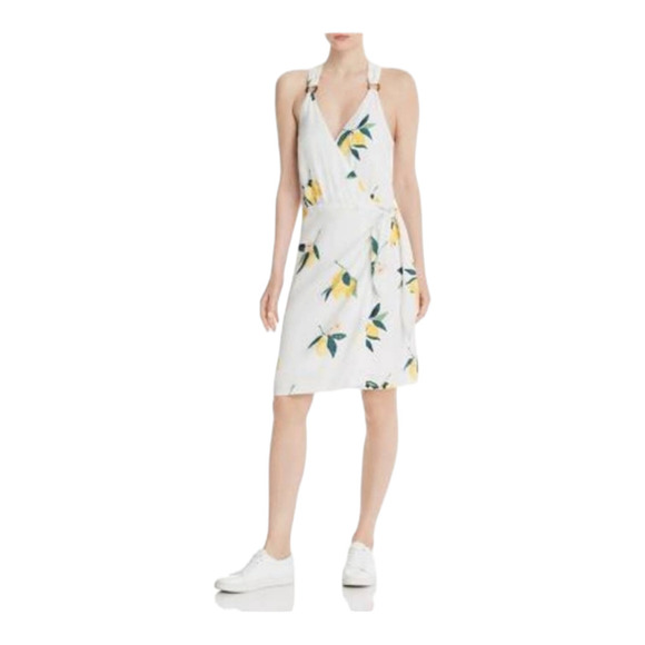 Rails Trista Wrap Mini Dress Lemon Print Lemon Grove Print extra small - Picture 1 of 10